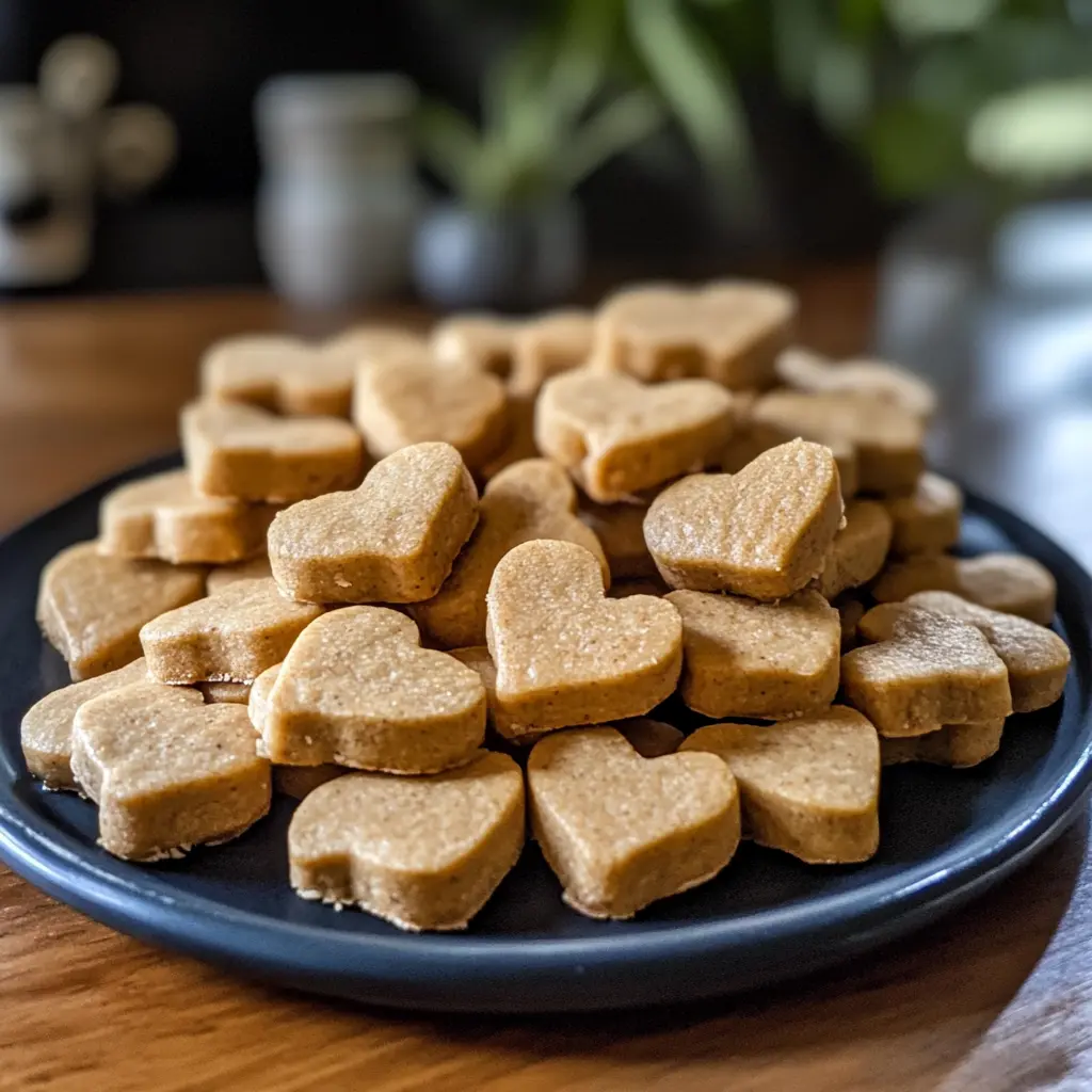 4-Ingredient Peanut Butter Dog Cookies Recipe: Easy Treats