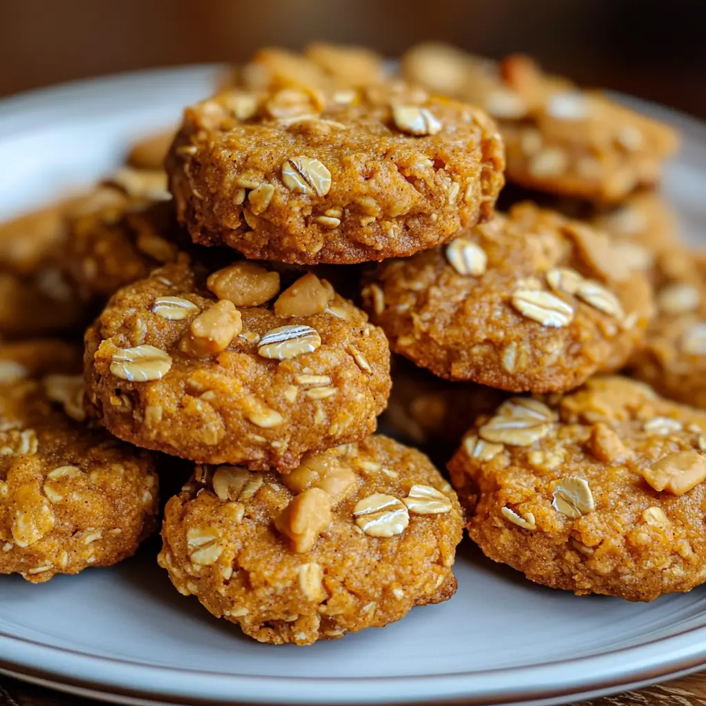 Pumpkin, Oat, and Peanut Butter Dog Cookies: Easy Tasty Recipe