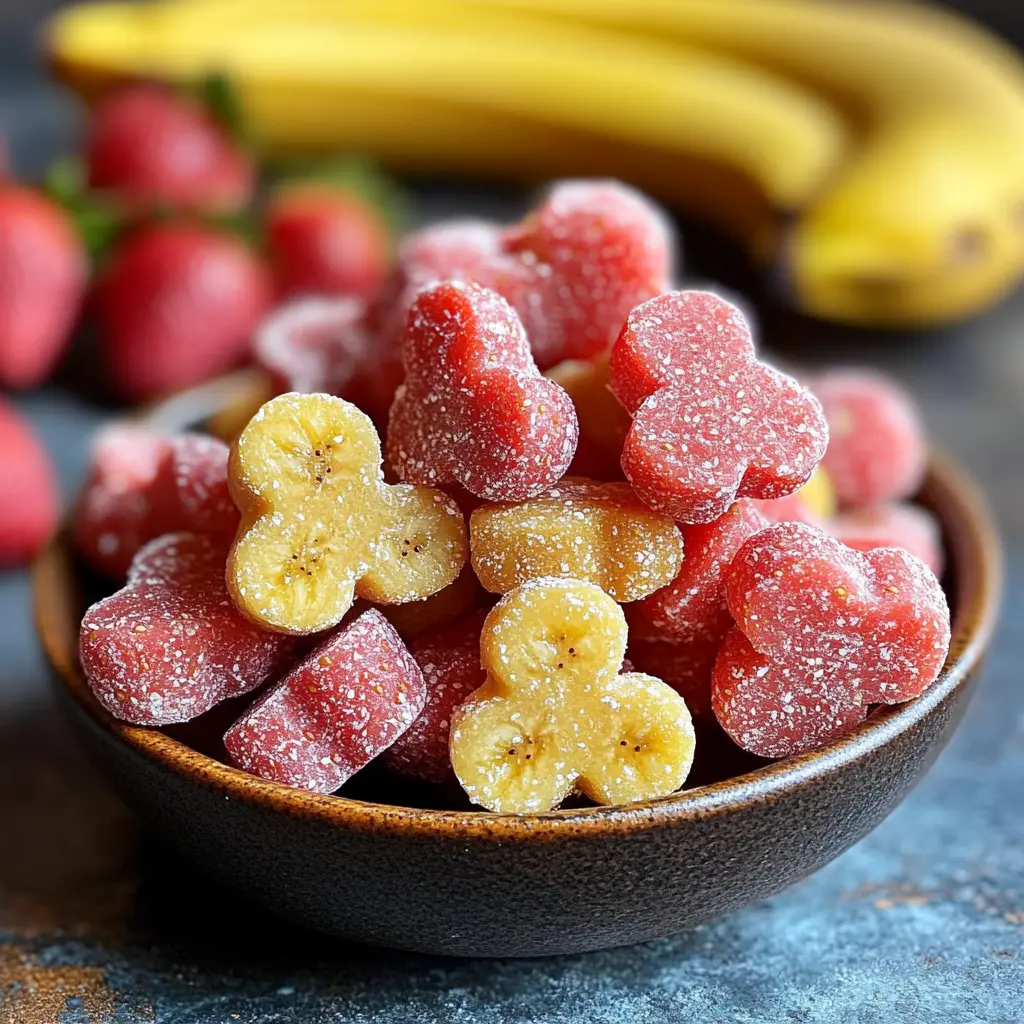Strawberry Banana Honey Drops for Dogs